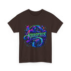Neon Aquarius Zodiac Tee