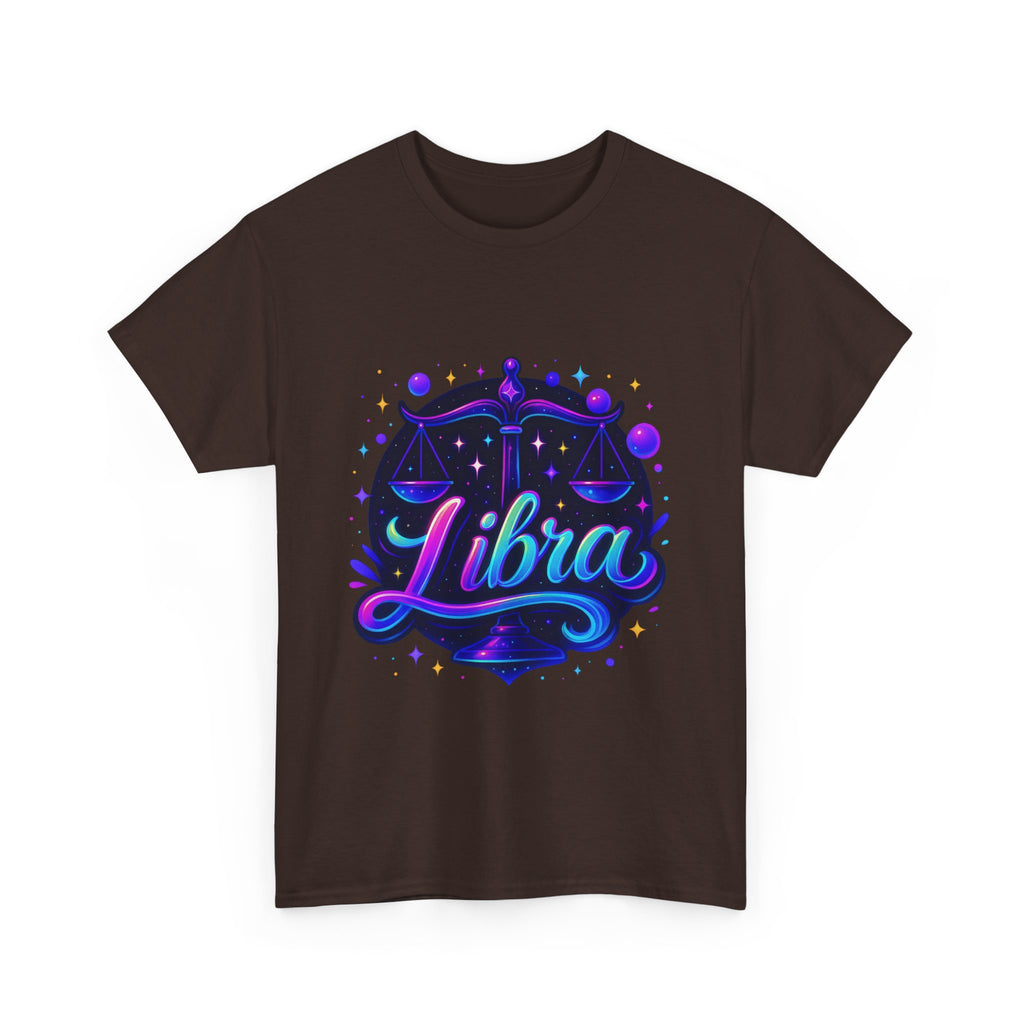 Neon Libra Zodiac Tee