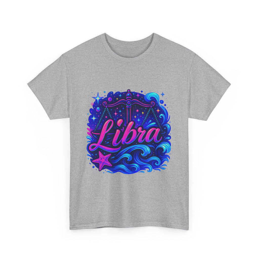 Neon Libra Zodiac Tee