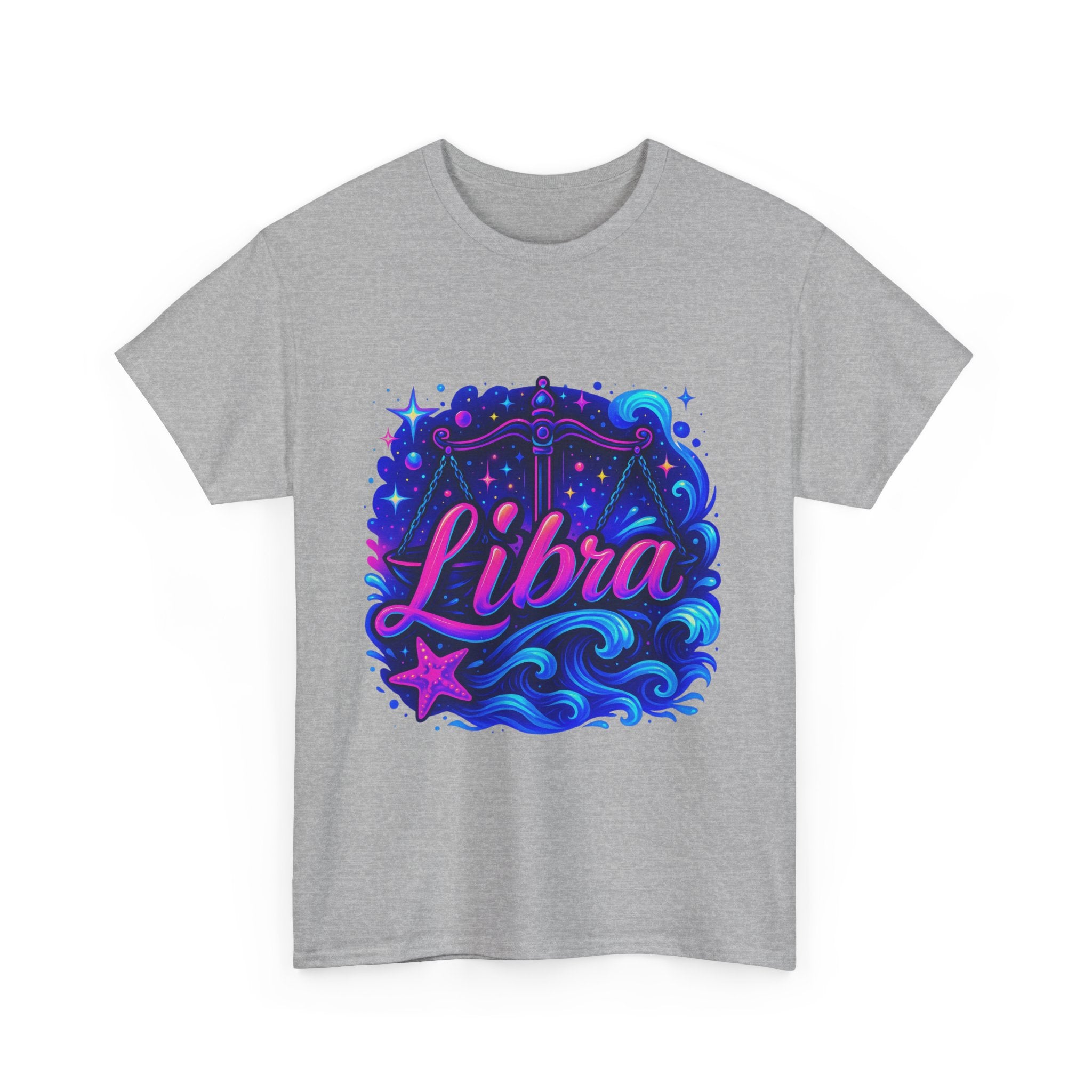 Neon Libra Zodiac Tee