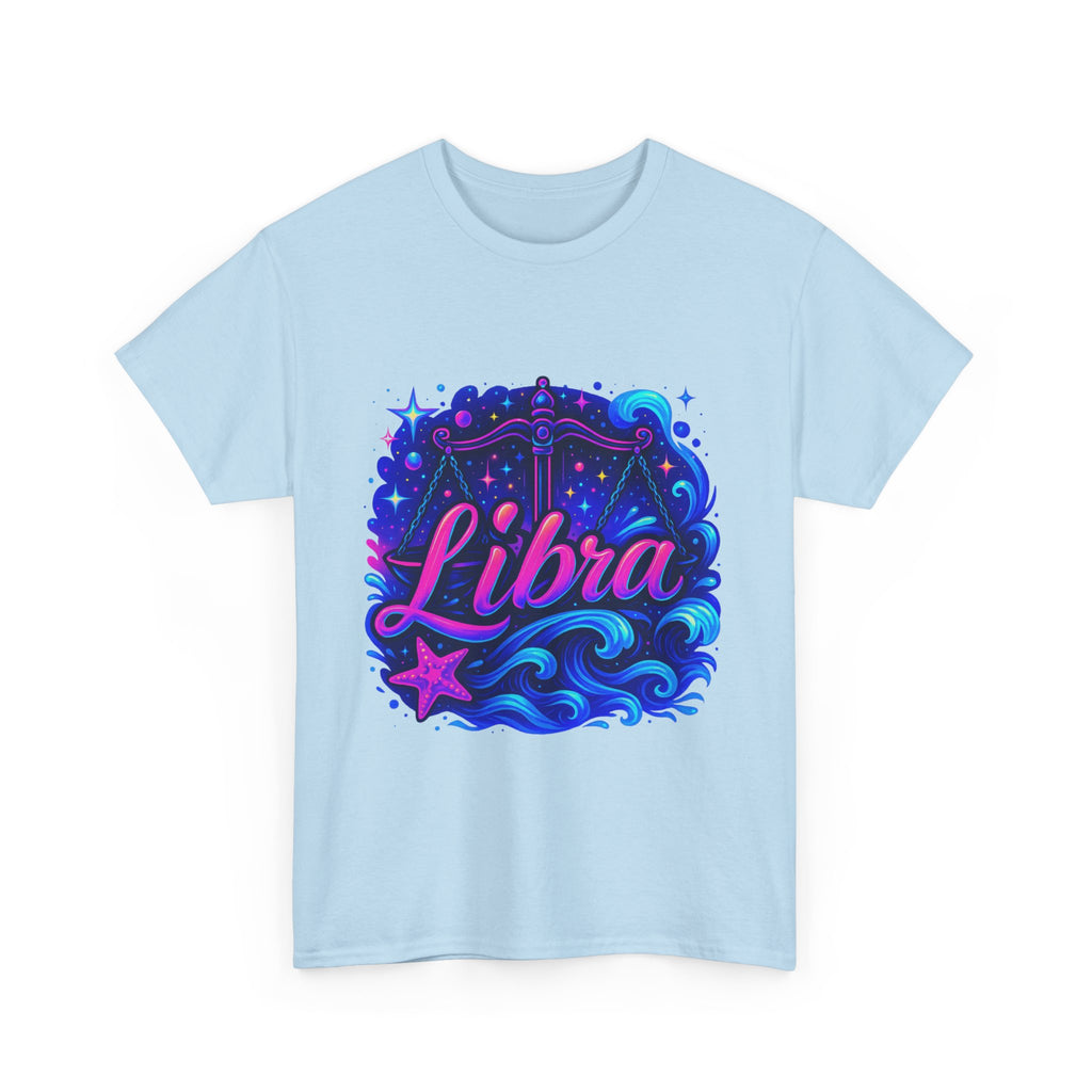 Neon Libra Zodiac Tee