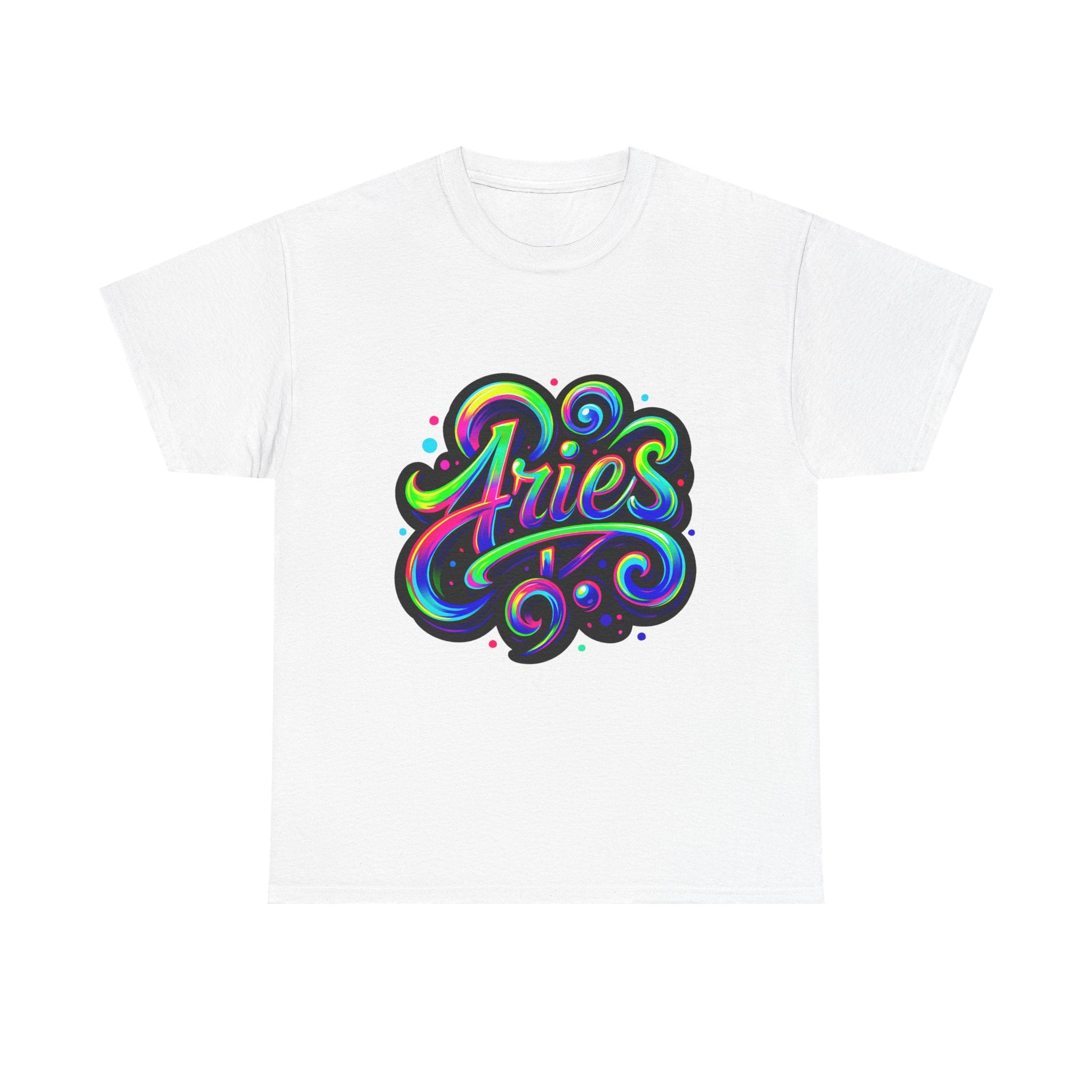 Neon Aries Zodiac Tee
