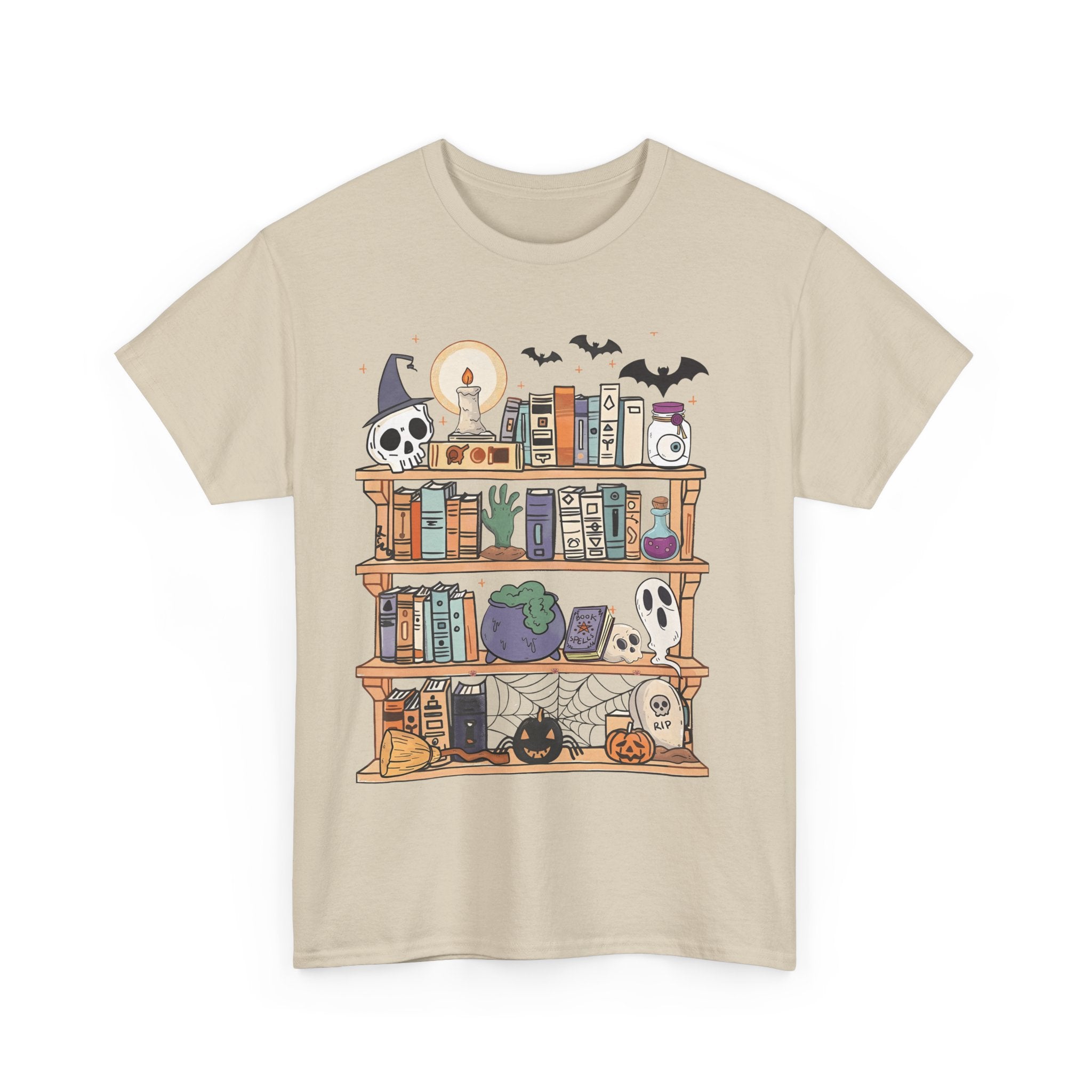 Spooky Reading Book Teacher Halloween back