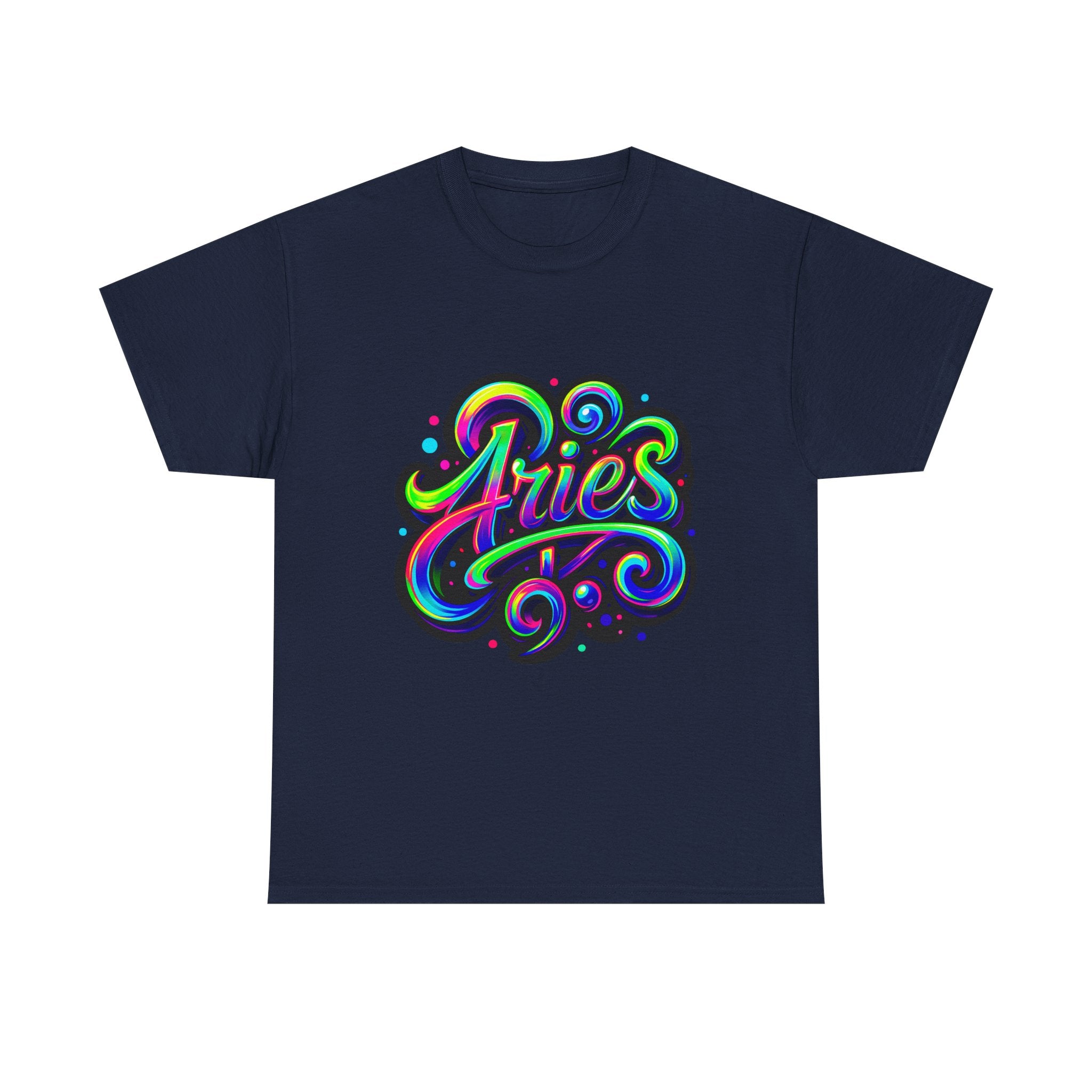 Neon Aries Zodiac Tee