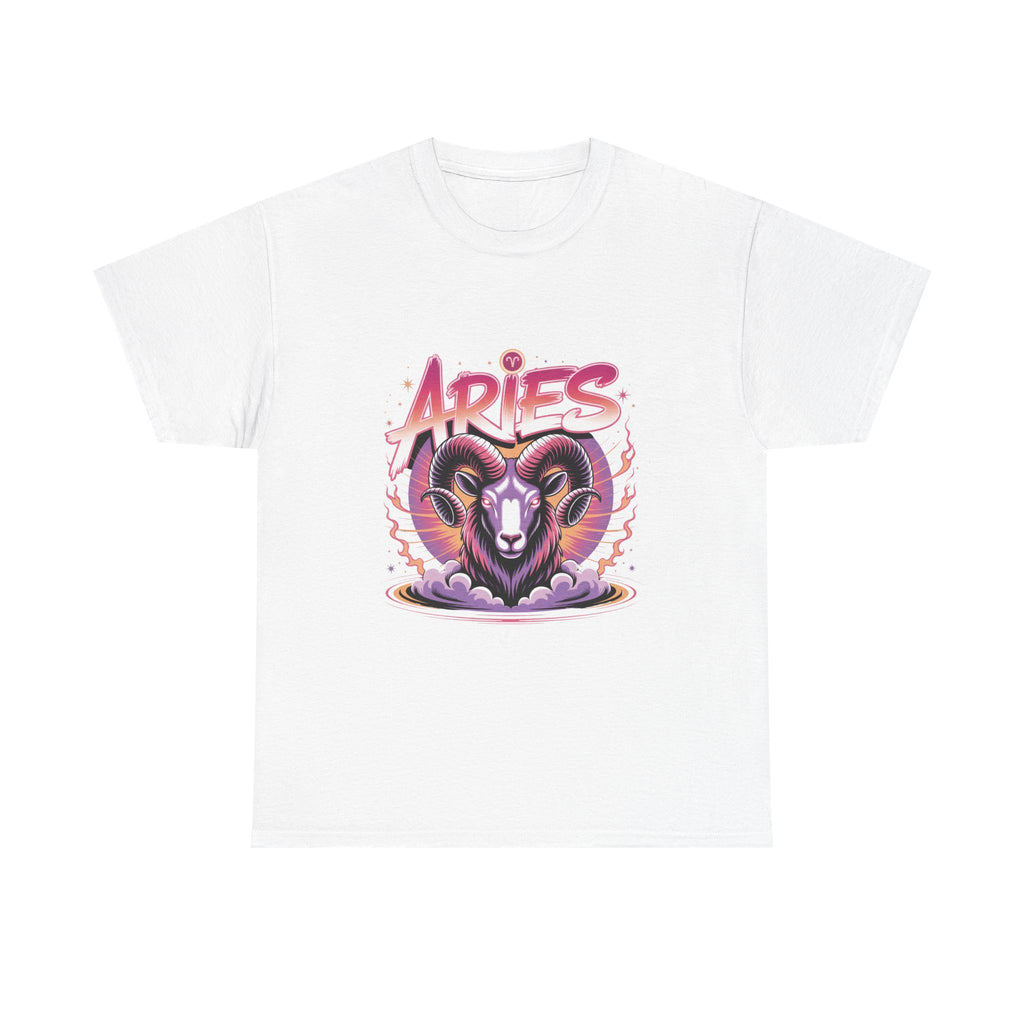 Neon Aries Zodiac Tee