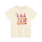 Witch Way To The Wine Halloween Tee