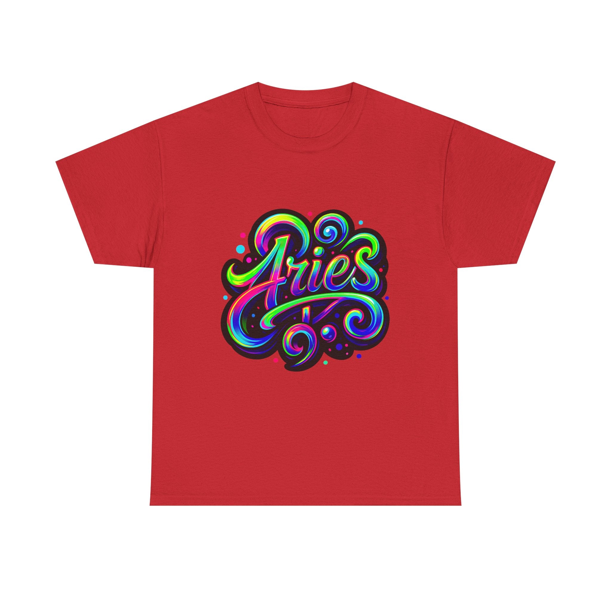 Neon Aries Zodiac Tee