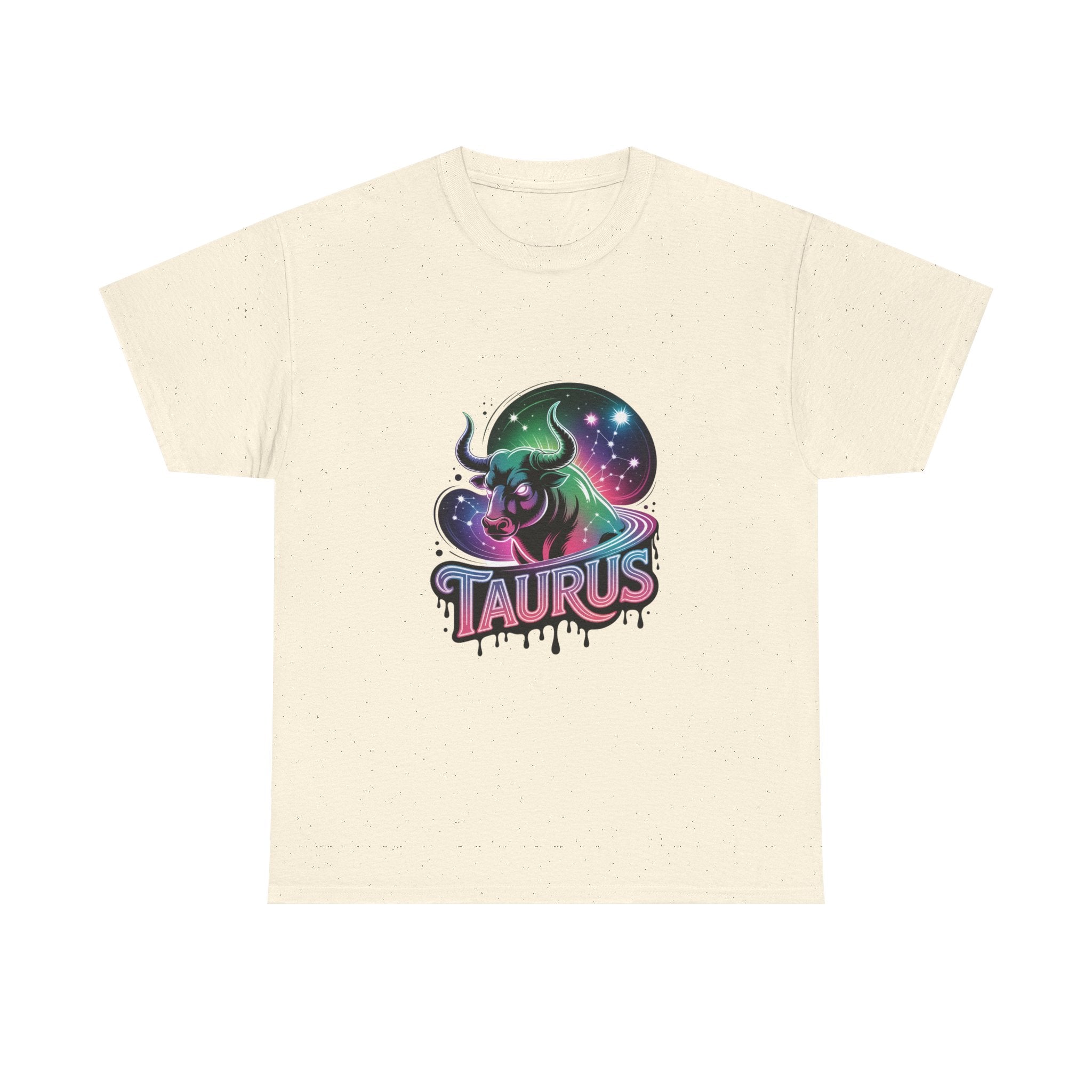Neon Taurus Zodiac Tee