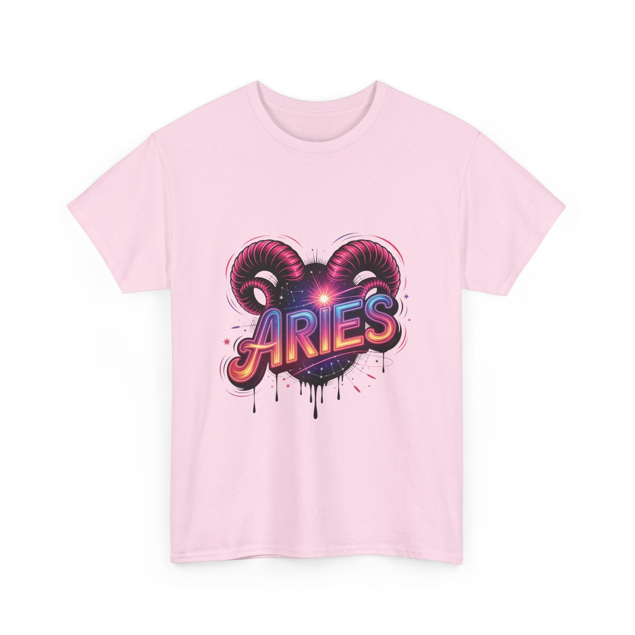 Neon Aries Zodiac Tee
