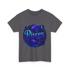 Neon Pisces Zodiac Tee