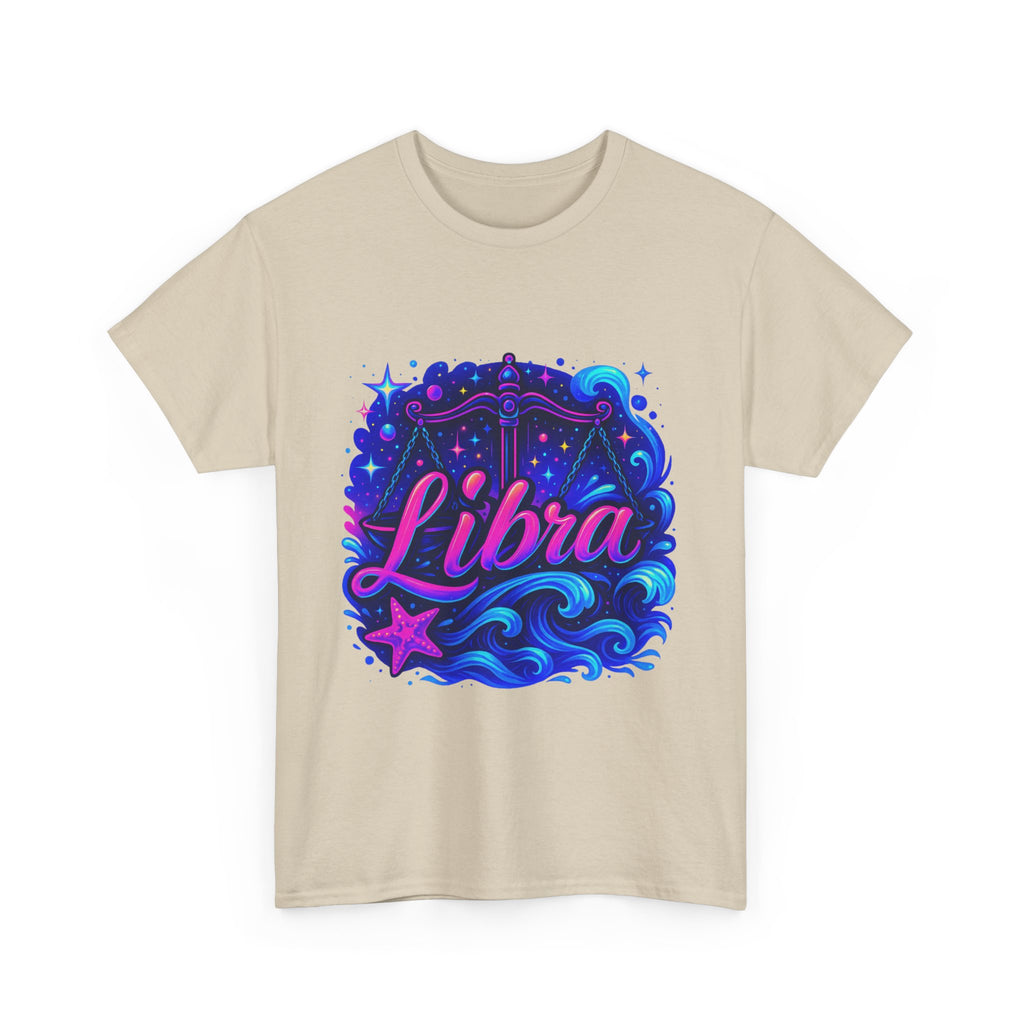 Neon Libra Zodiac Tee
