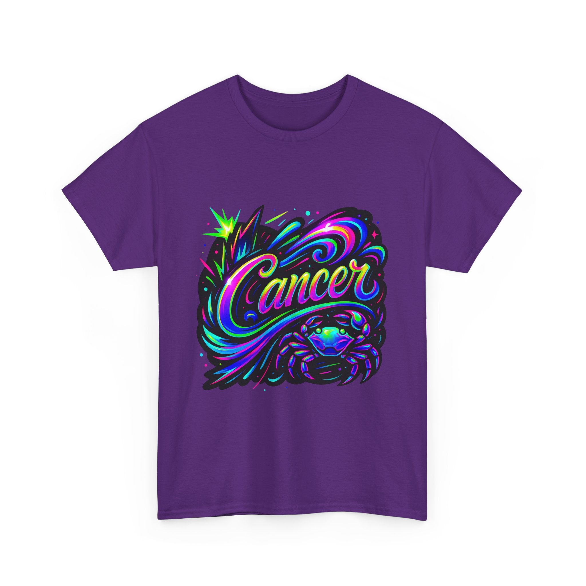 Neon Cancer Zodiac Tee