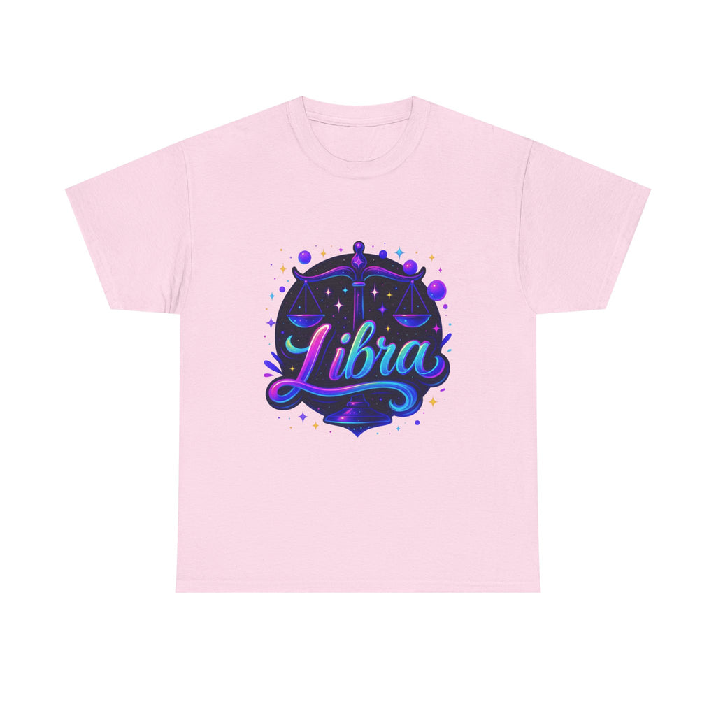 Neon Libra Zodiac Tee