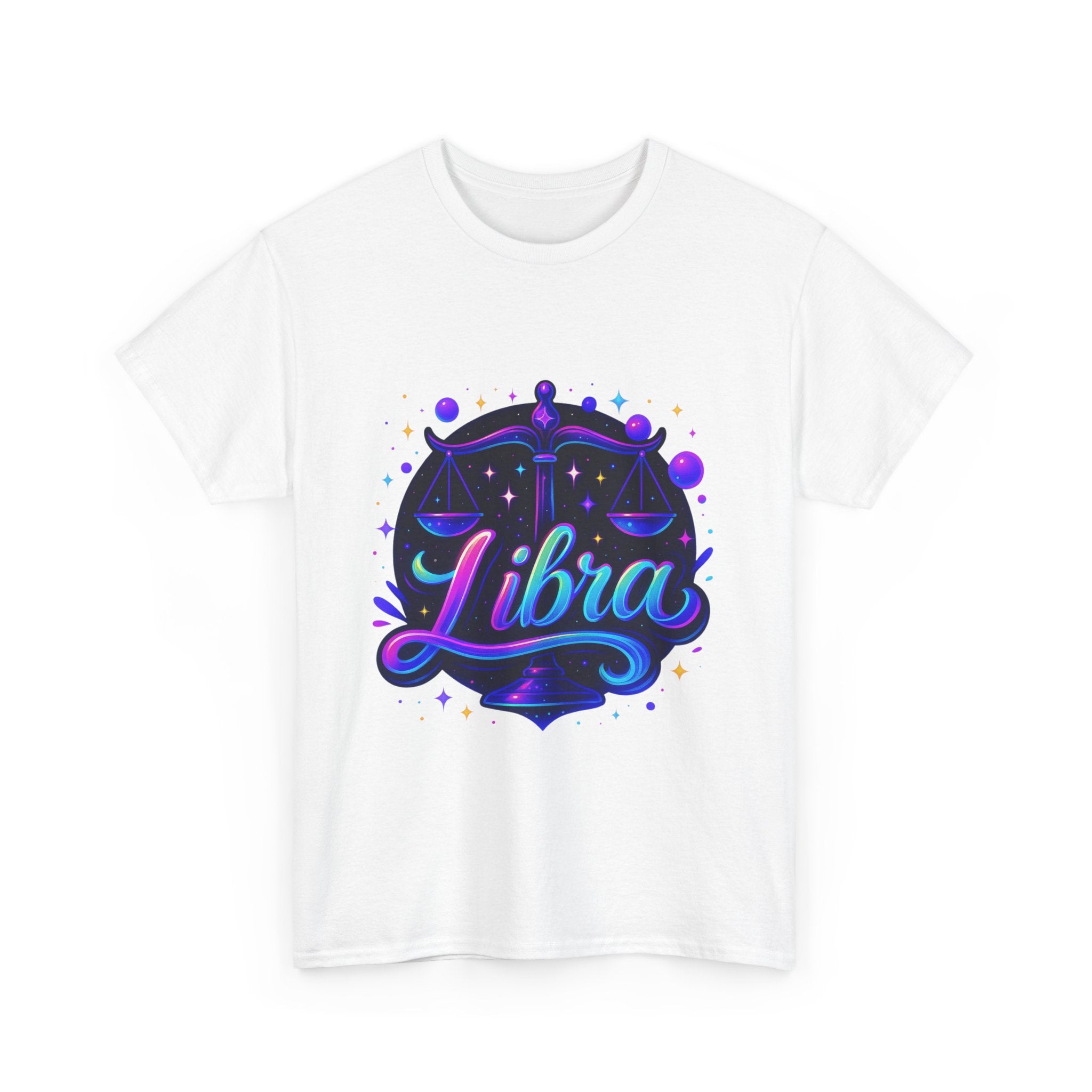 Neon Libra Zodiac Tee
