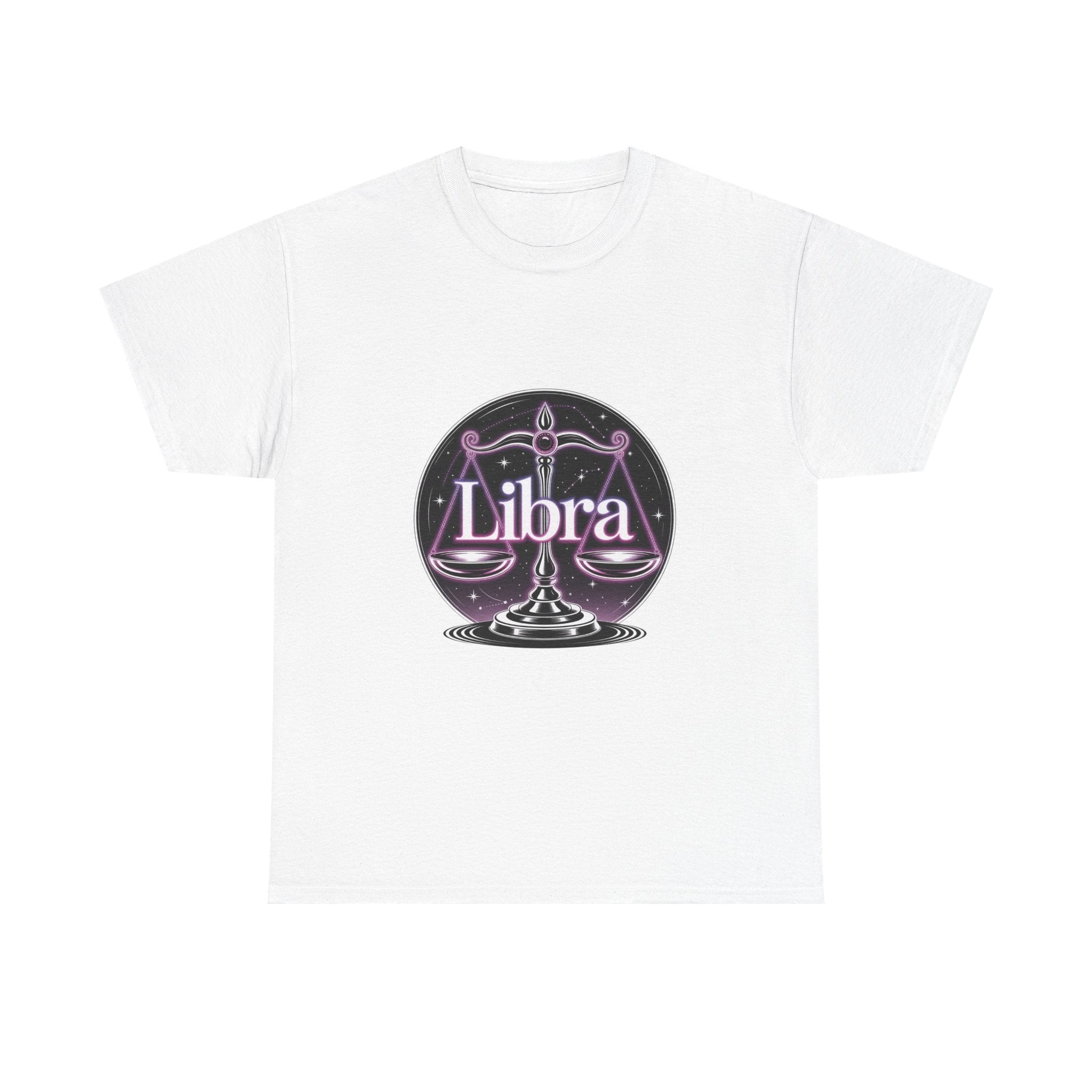 Neon Libra Zodiac Tee