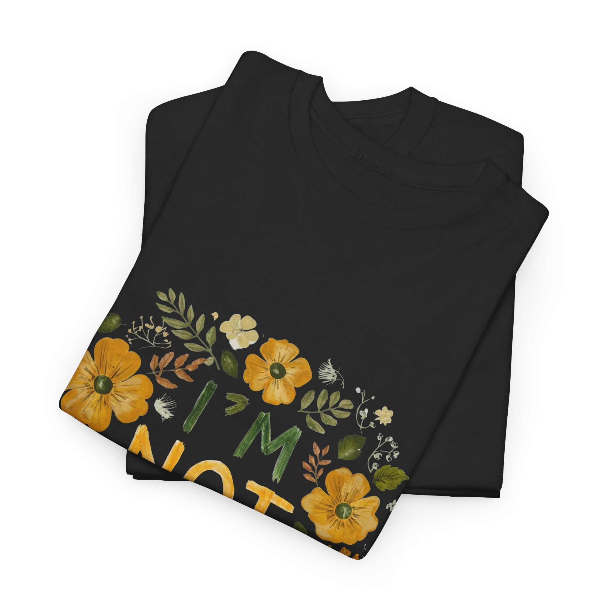 I Am Not Perfect Floral Tee