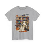 Ghost Book Reading Halloween Books Lover Teacher Kids T-Shirt