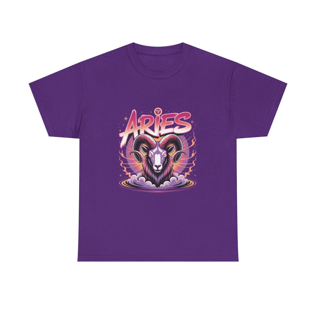 Neon Aries Zodiac Tee