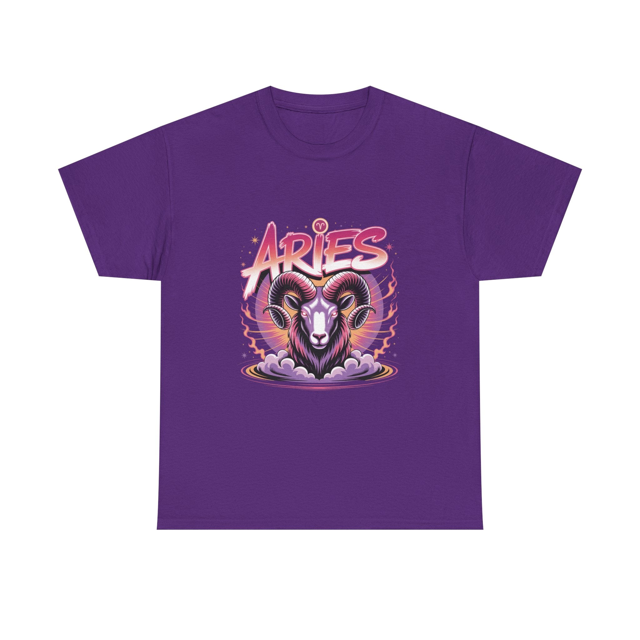 Neon Aries Zodiac Tee