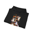 Ghost Reading Books Halloween Hoodie