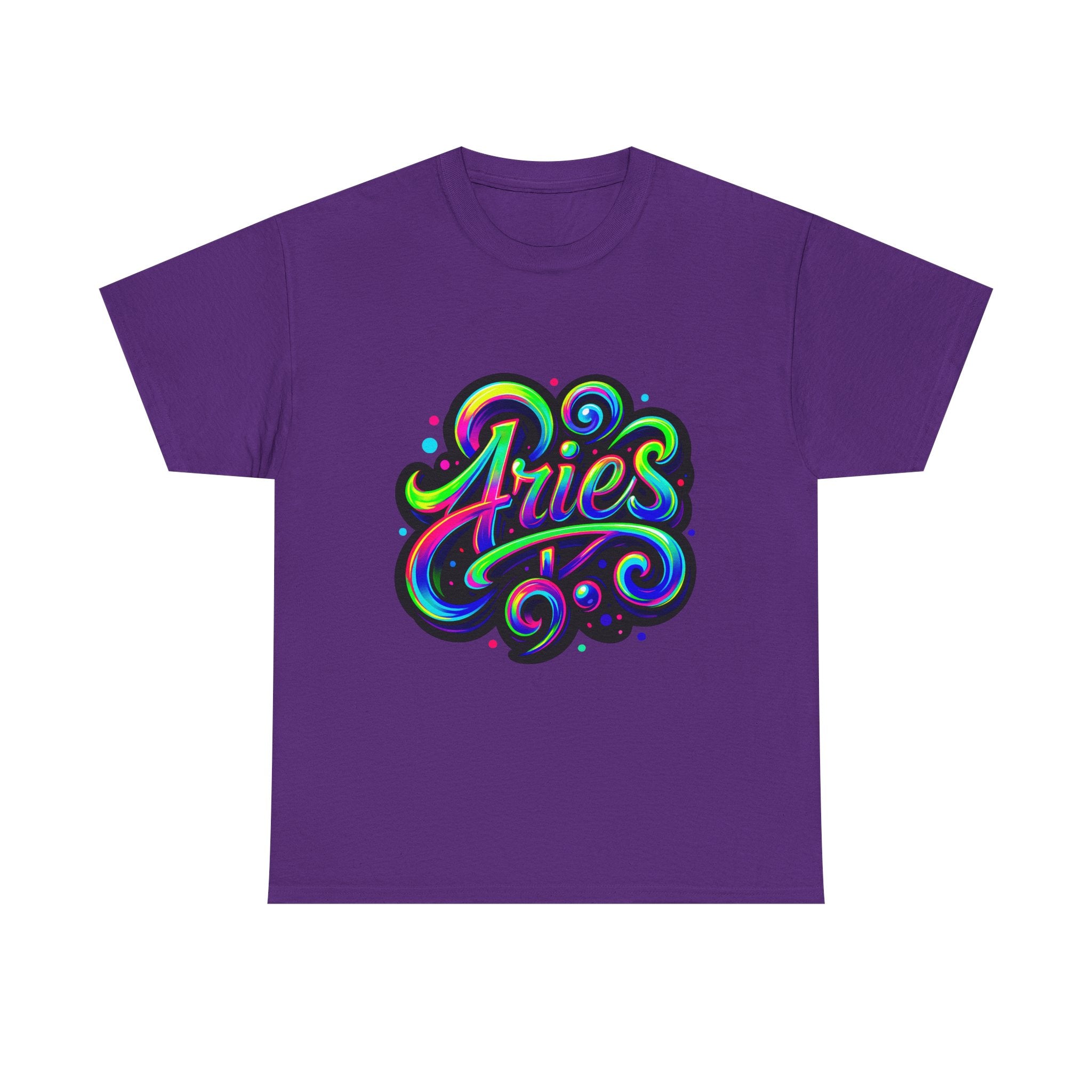 Neon Aries Zodiac Tee