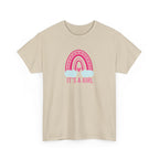 It's A Girl Unisex Tee, Baby Shower Gift, Gender Reveal Shirt, Pink Newborn Outfit, Pregnancy Announcement Top