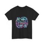 Neon Pisces Zodiac Tee