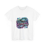 Neon Pisces Zodiac Tee