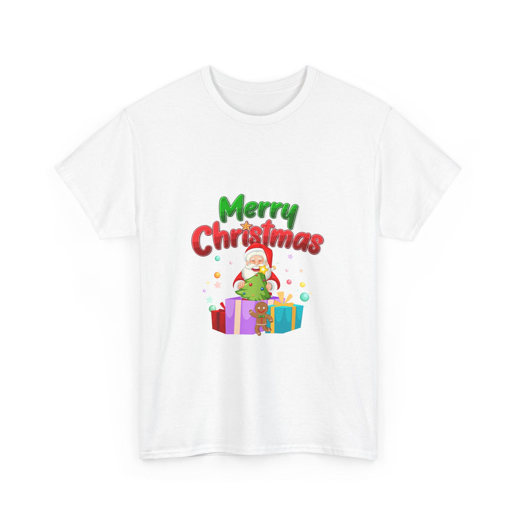 Santa & Presents Merry Christmas Graphic Tee