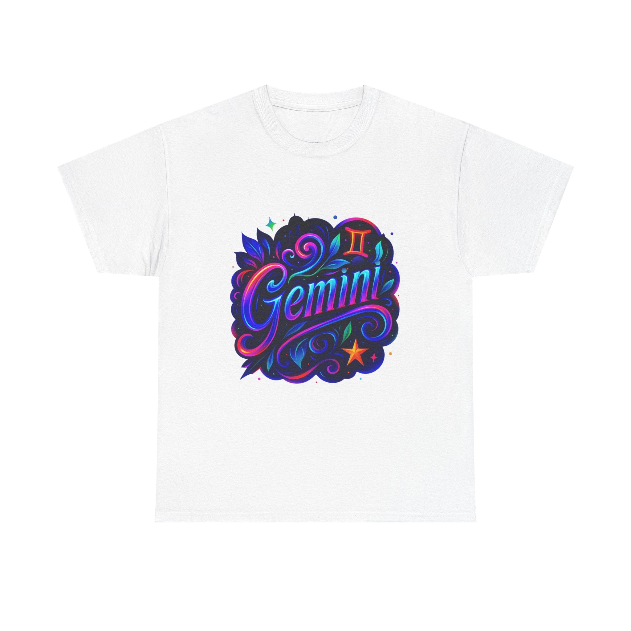 Neon Gemini Zodiac Tee