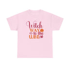 Witch Way To The Wine Halloween Tee