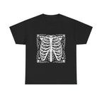 skeleton ribs graphic Tee