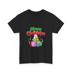 Santa & Presents Merry Christmas Graphic Tee