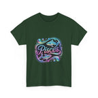 Neon Pisces Zodiac Tee
