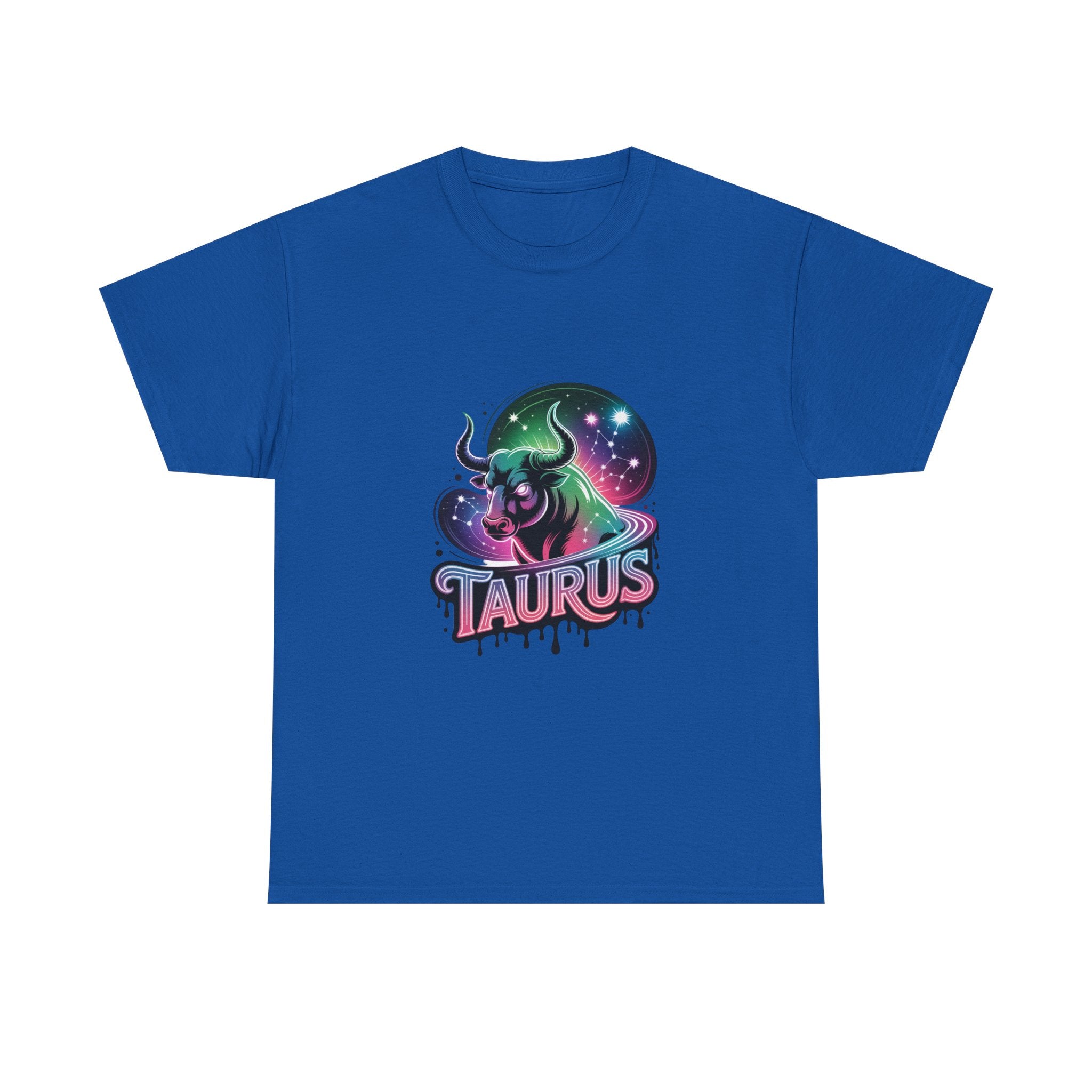Neon Taurus Zodiac Tee