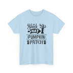 Black Cat Pumpkin Patch Halloween T-Shirt