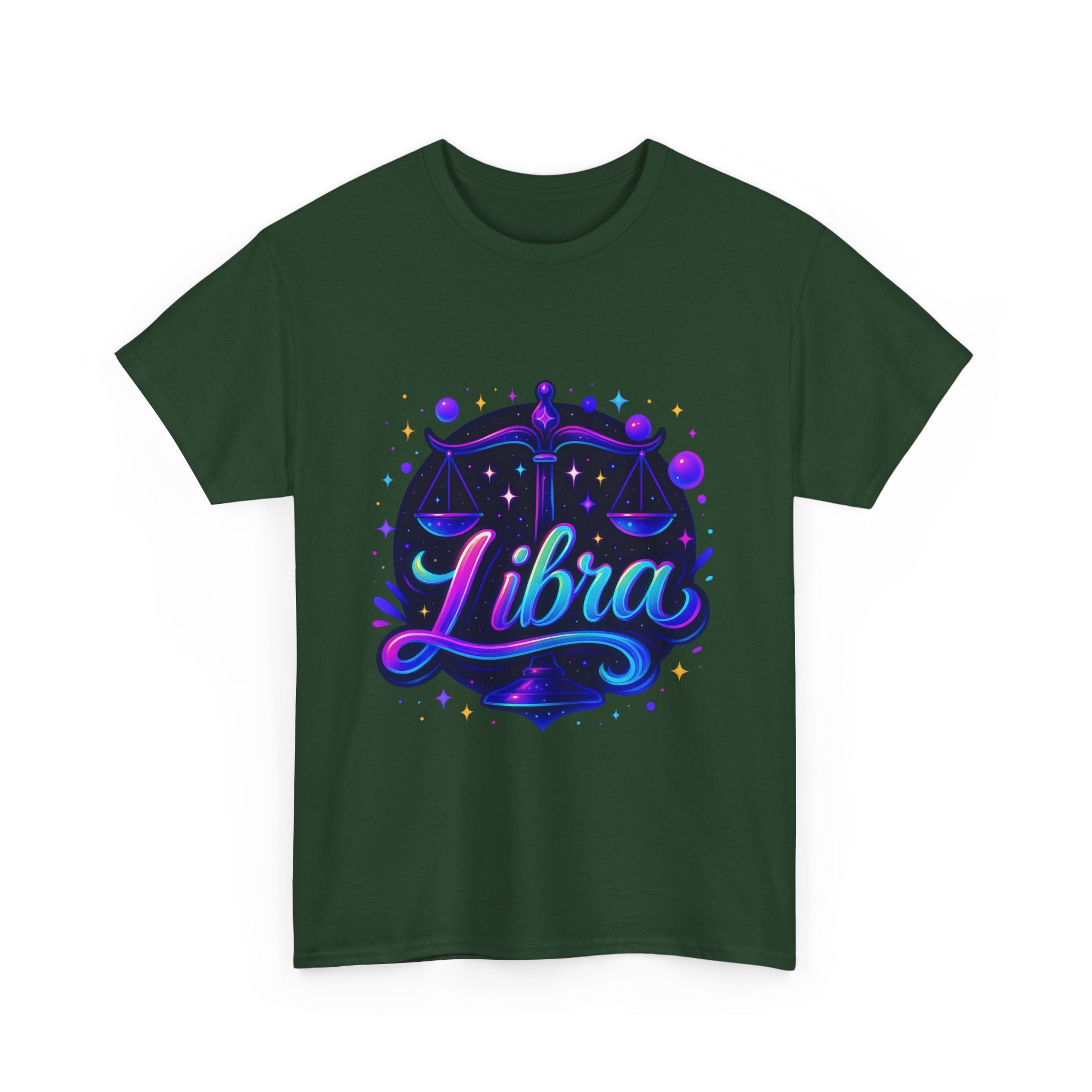 Neon Libra Zodiac Tee