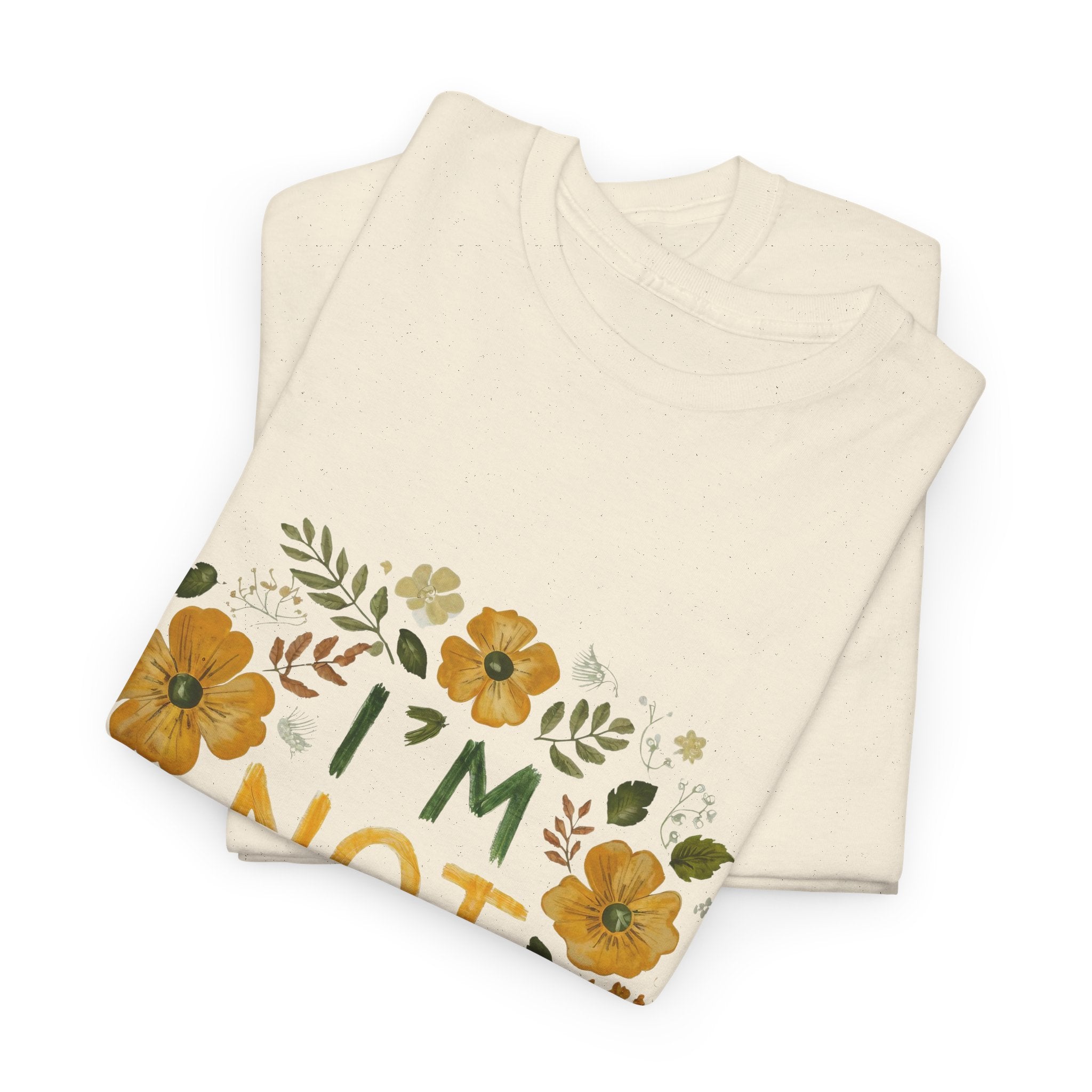 I Am Not Perfect Floral Tee