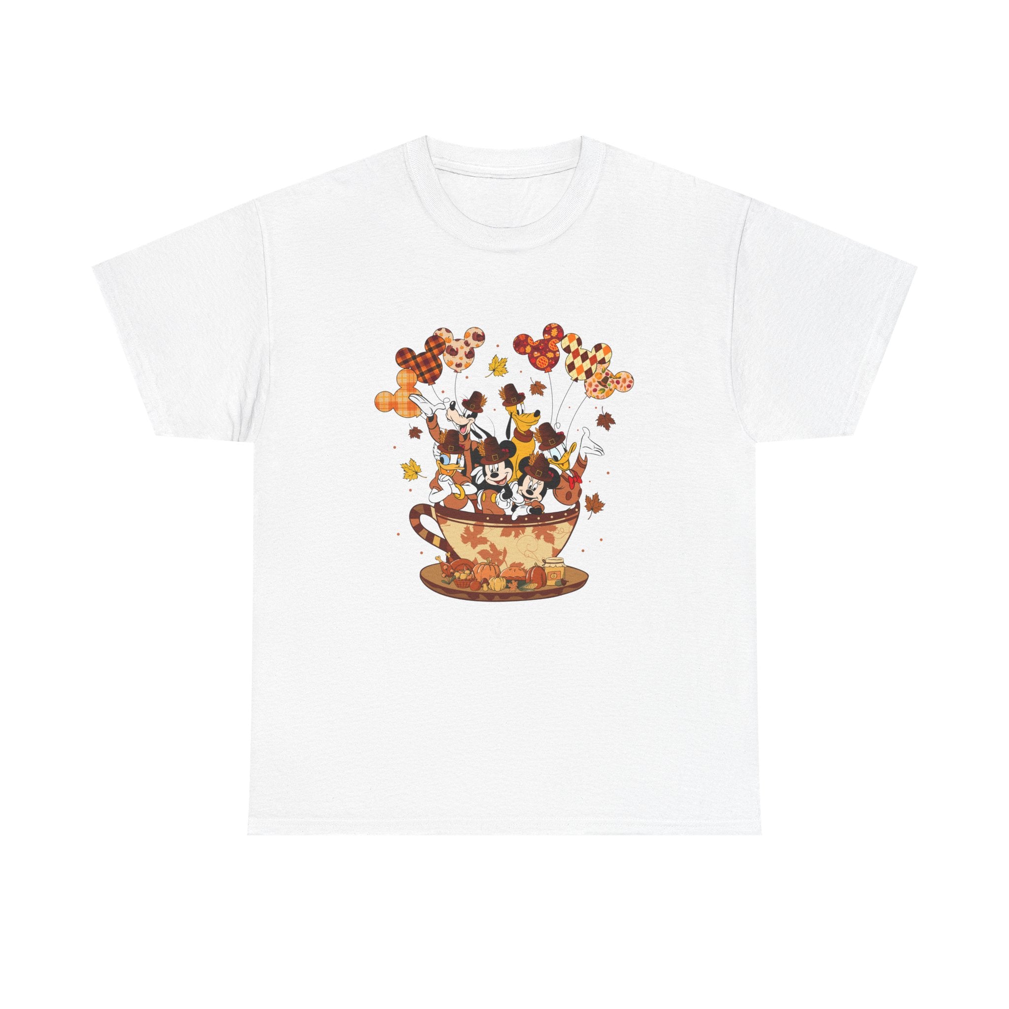 Mickey & Friends Thanksgiving Cup Graphic Tee