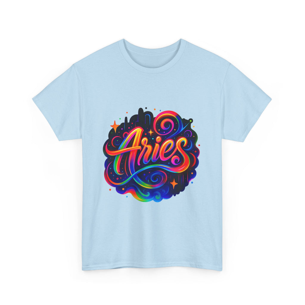 Neon Aries Zodiac Tee