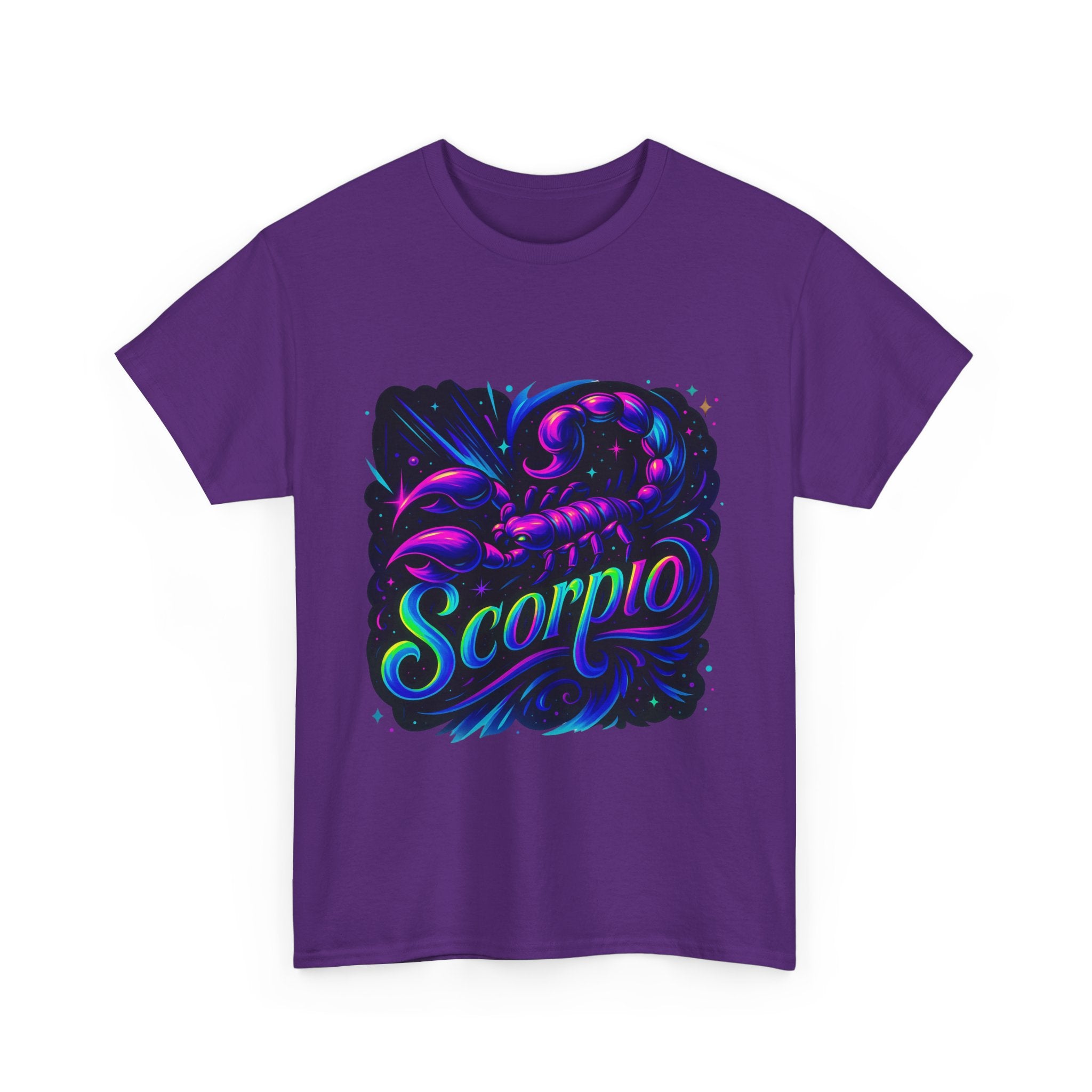 Neon Scorpio Zodiac Tee