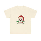 Candy Cane Skull Graphic Tee