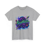 Neon Sagittarius Zodiac Tee