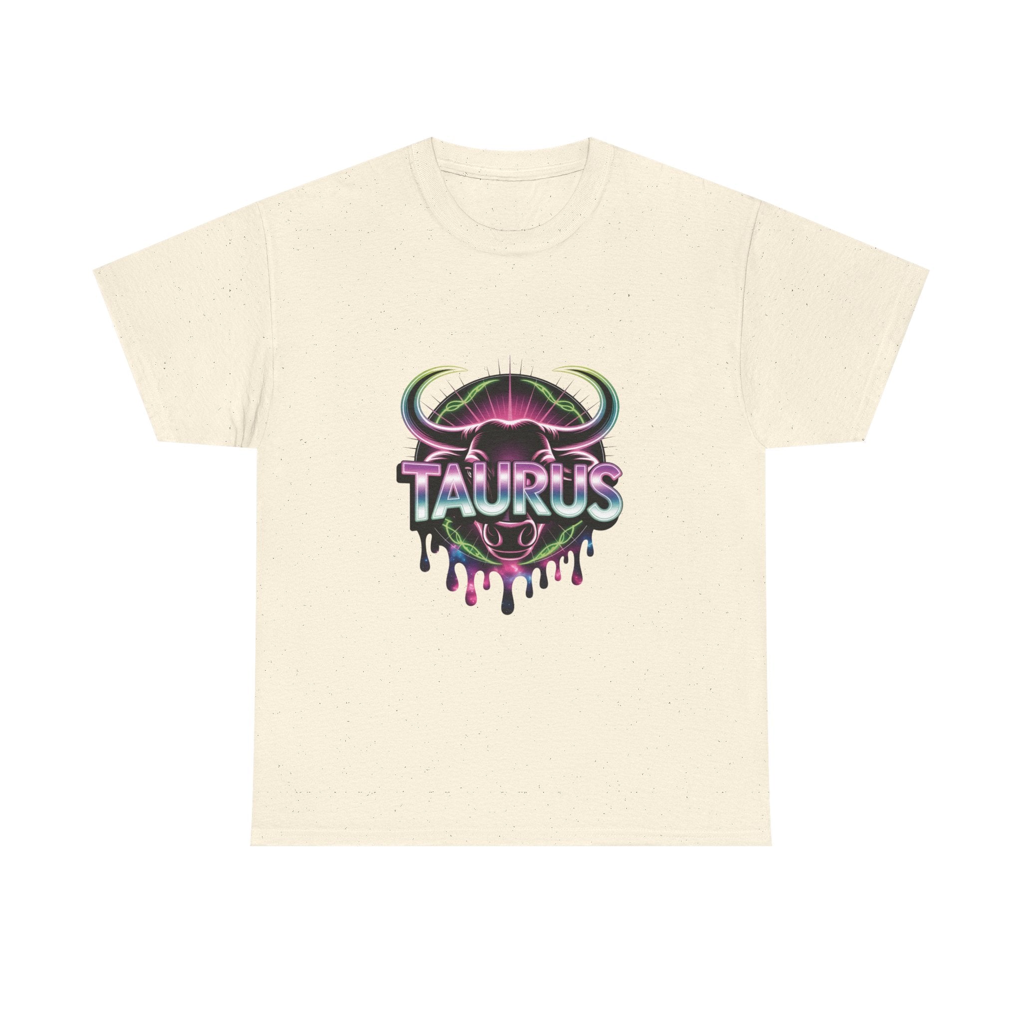 Neon Taurus Zodiac Tee