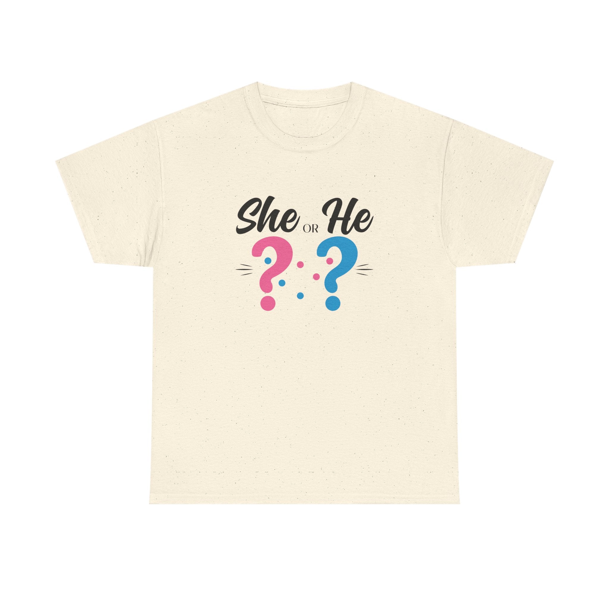 She Or He Gender Reveal Tee
