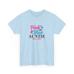 Graphic Tee - Pink or Blue Auntie Loves You Shirt