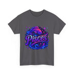 Neon Pisces Zodiac Tee