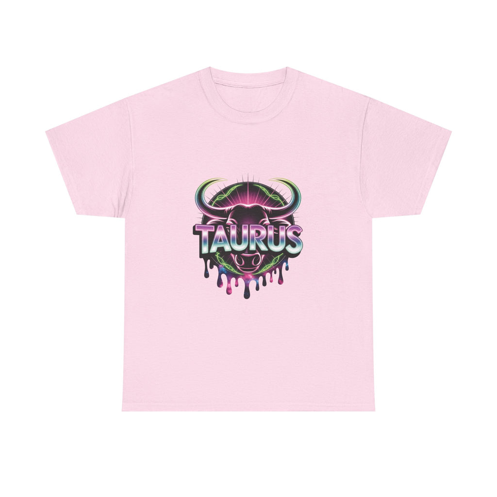 Neon Taurus Zodiac Tee
