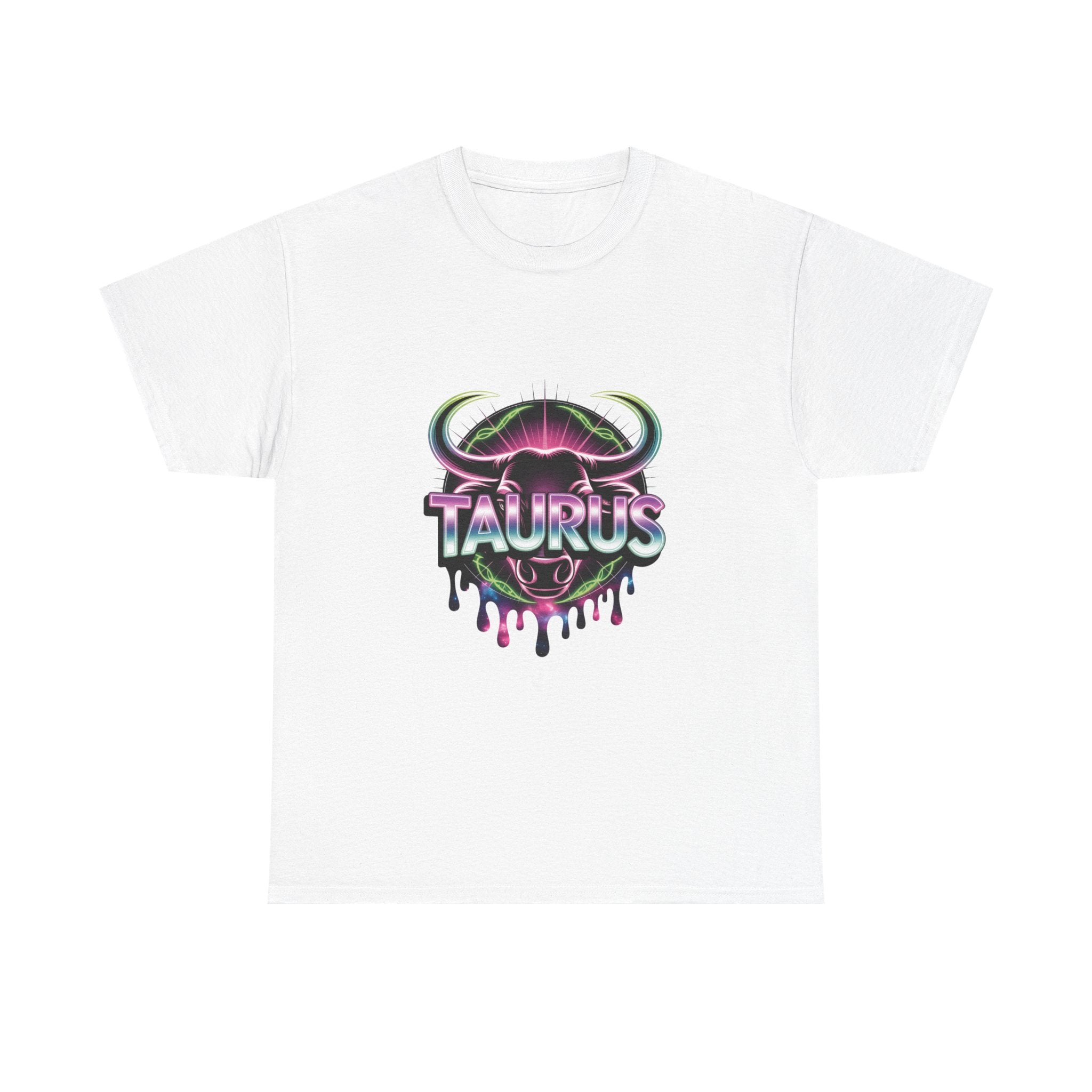 Neon Taurus Zodiac Tee