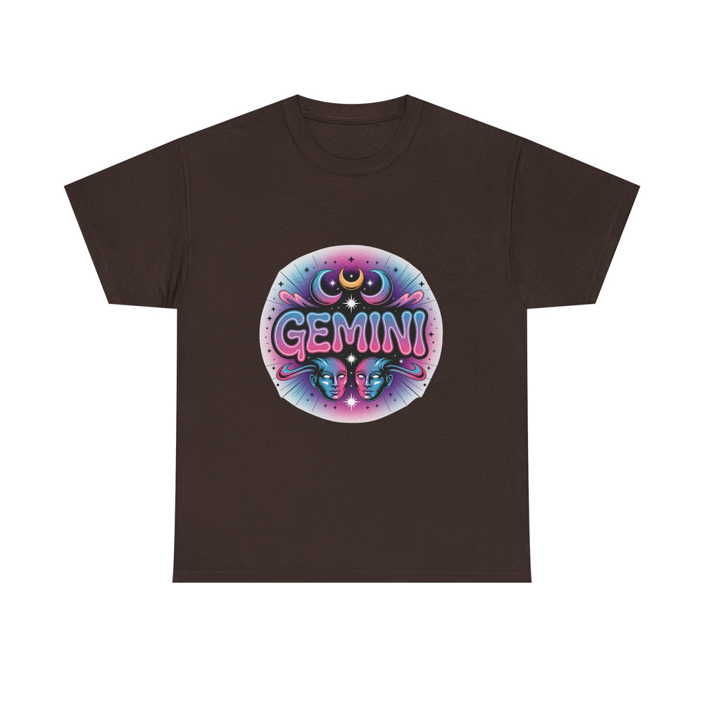 Neon Gemini Zodiac Tee